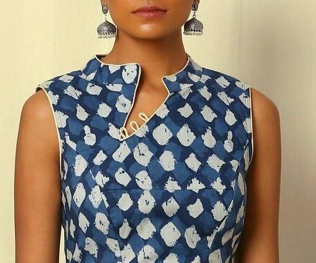 Punjabi dress collar neck designs online